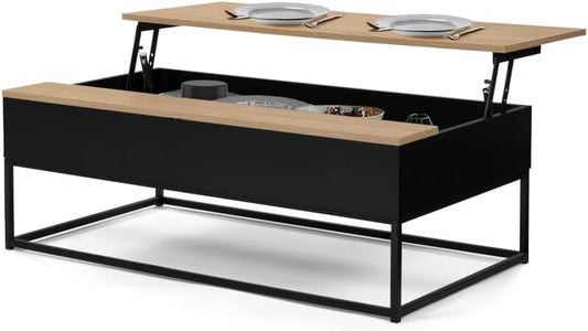 Boston Industrial Design Black Beech Effect Table Top