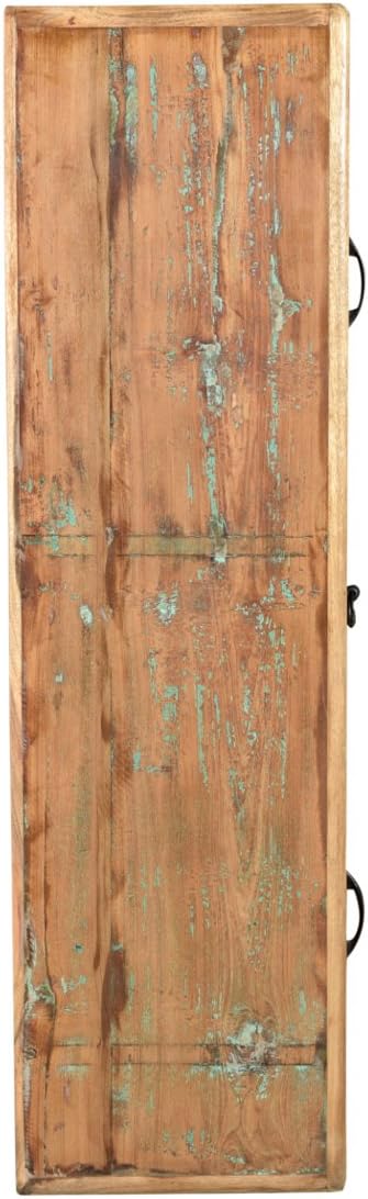 Calcutta Bathroom Tall Cabinet Recycled Wood Colourful Rustic Bathroom Tall Cabinet Solid Bathroom Furniture Solid Wood Bathroom Tall Cabinet Wall Cabinet (without Base)