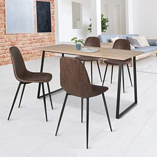 Rosalie Rectangular Dining Table for 6 Seater Industrial Design 150cm