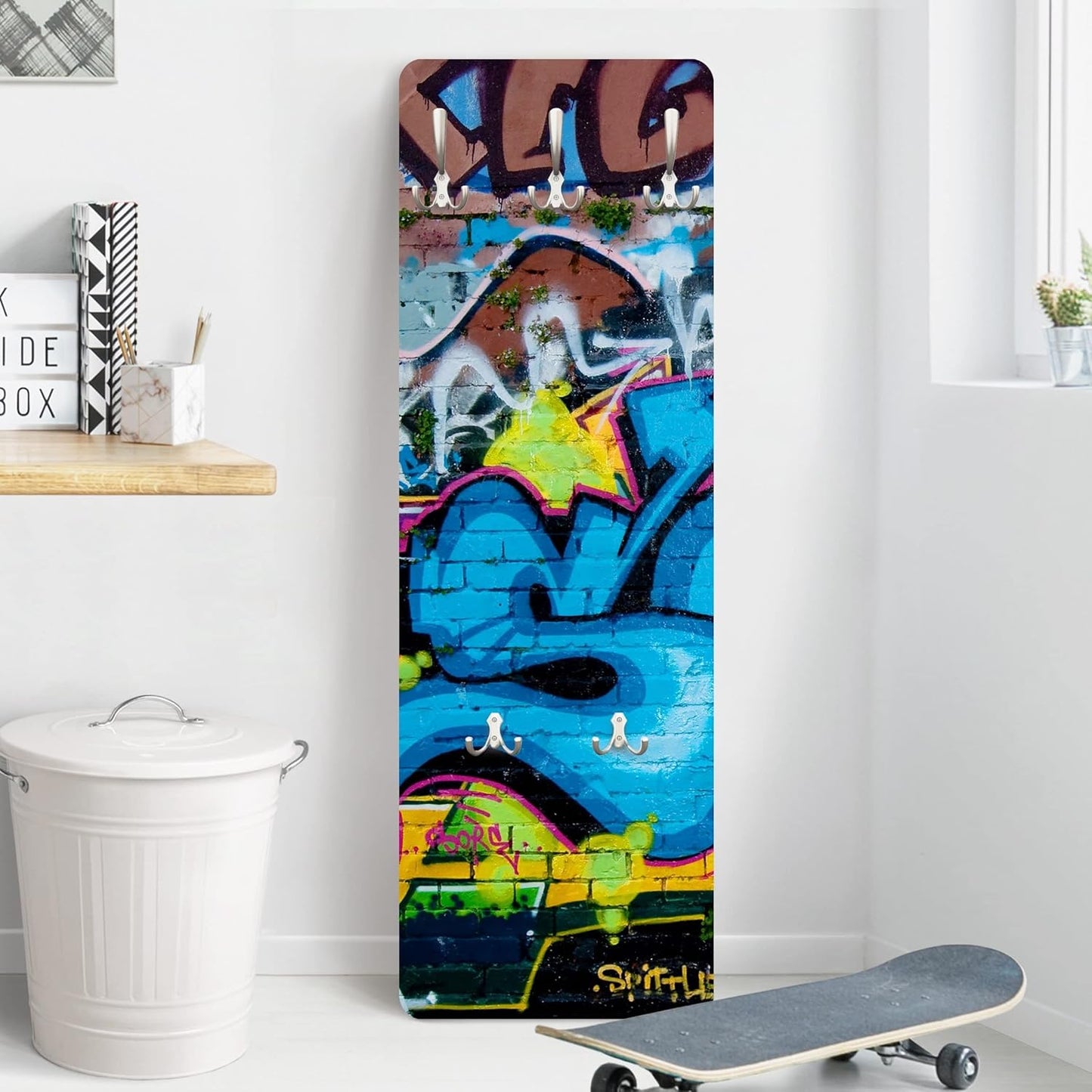 Bilderwelten Wardrobe – Colours of Graffiti, Size H x W: 119 cm x 39 cm