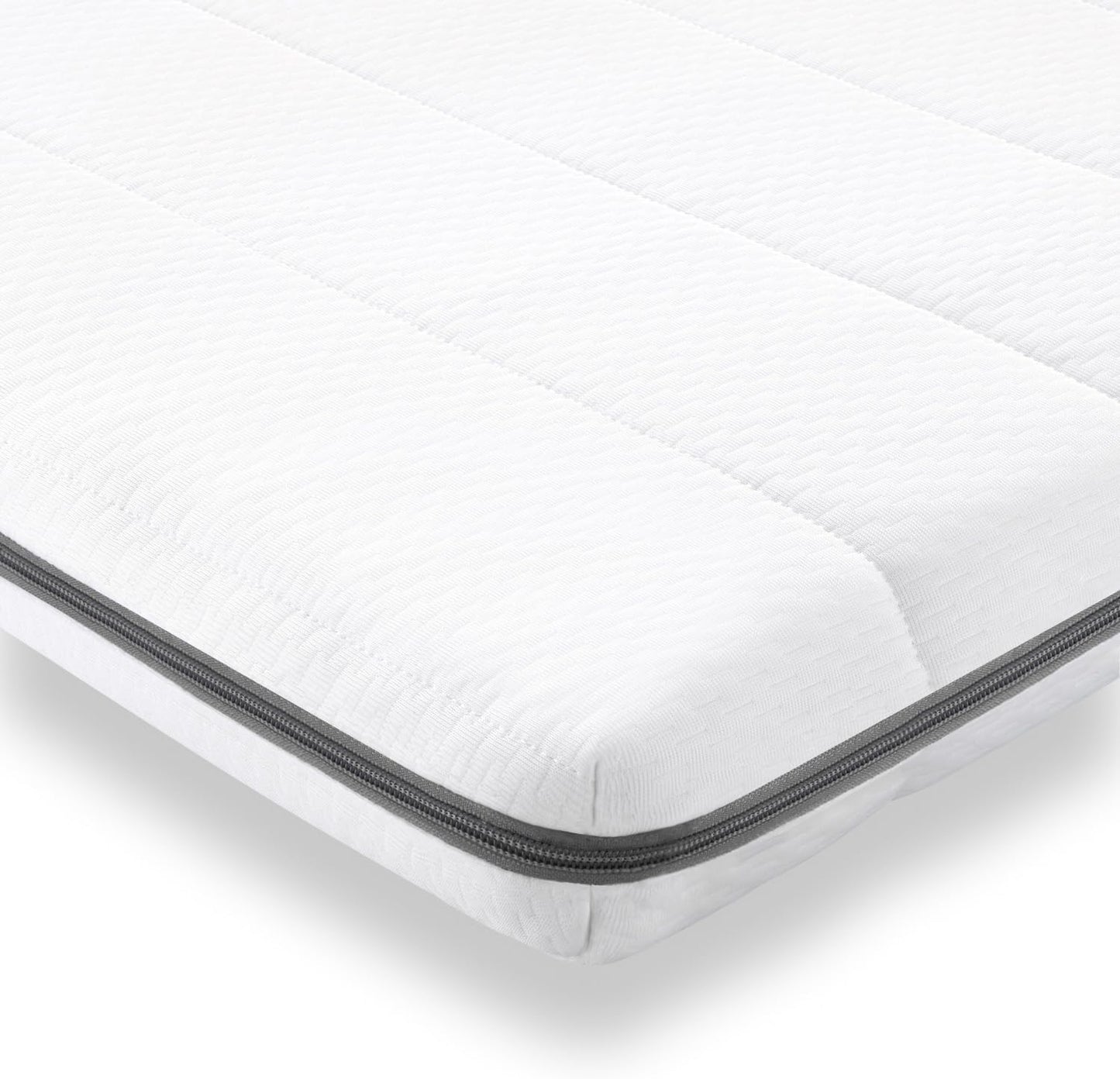 Mister Sandman 120 x 190 cm Mattress Topper, Cold Foam Topper for Lying Comfort and Mattress Protection, Suitable for All Mattresses and Box Spring Beds, Soft, Height Approx. 5 cm