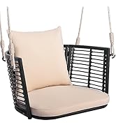 Folding Garden Lounger Polyrattan Recliner Sun Lounger with 2 Wheels, Deck Chair with 5-Way Adjustable Backrest, Weatherproof Rattan Lounger for Garden, Balcony and Patio, up to 150 kg