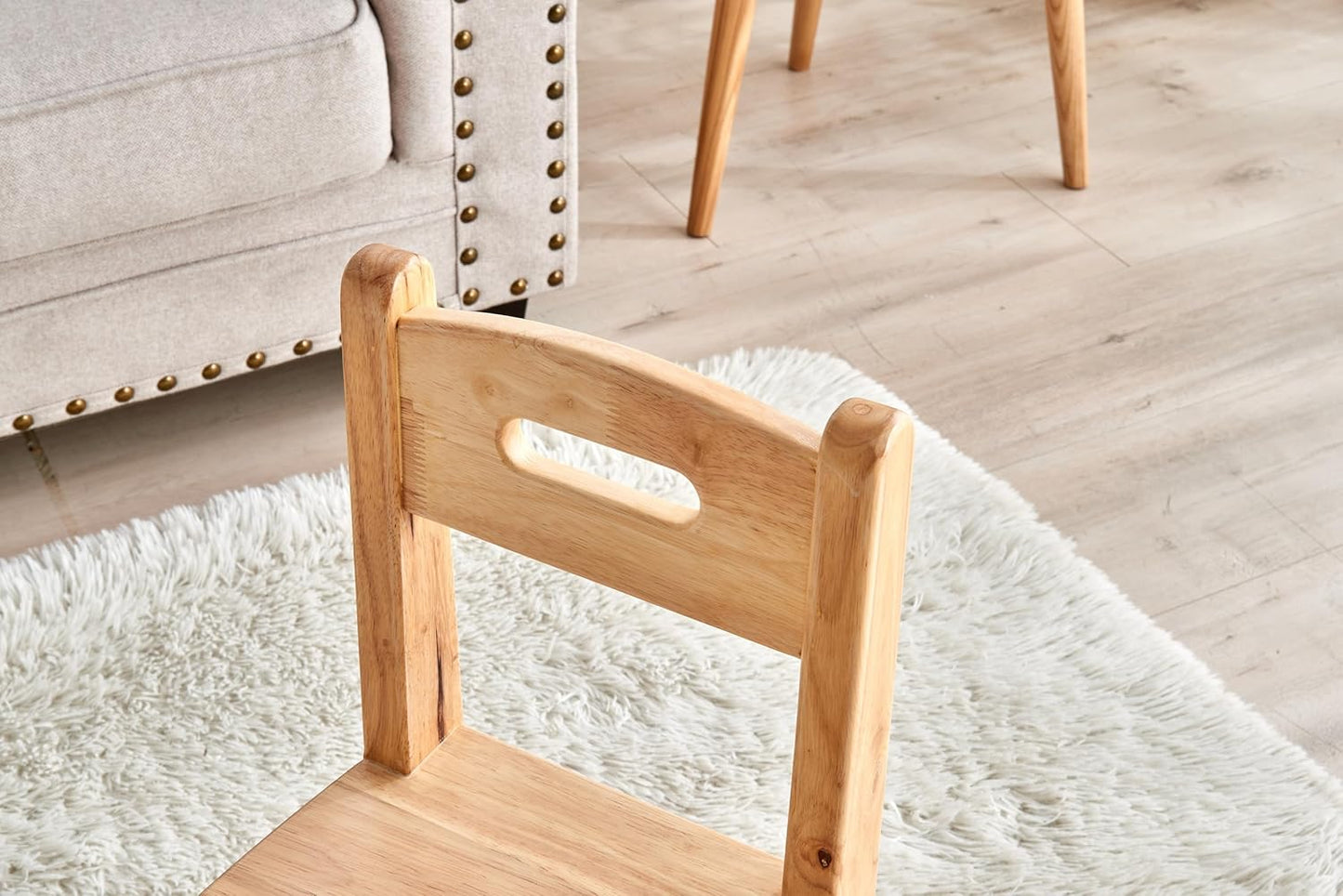 Pure Wood Solid Wood Children Chair for Kids, Kindergarten and Kids' Home Furniture-Pair Set(2 Same Chairs)