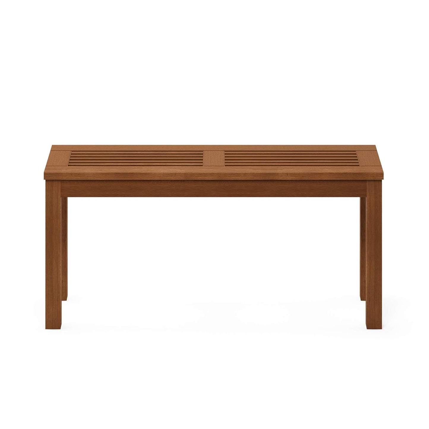 Furinno Tioman Outdoor Bench in Teak Oil, Wood, Natural, 30.23 x 99.82 x 46.9 cm