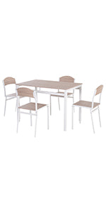 Folding Table, Dining Room Table, Portable Table / Desk, Side Table with / without Wheels, Wood, 4 Models