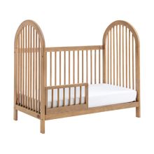 Soho Baby Everlee 3-in-1 Island Crib, Honey Wood